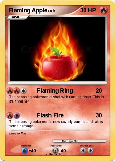 Pokemon Flaming Apple