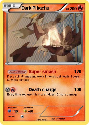 Pokemon Dark Pikachu