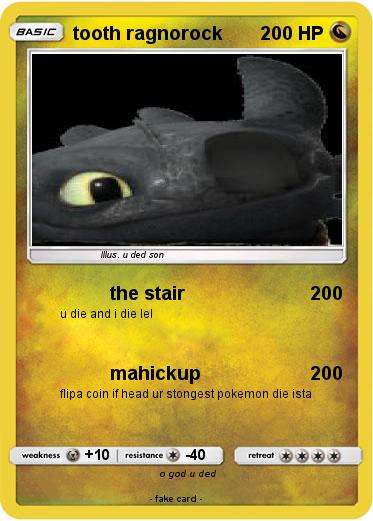 Pokemon tooth ragnorock