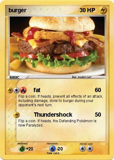 Pokemon burger