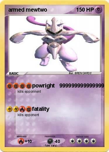 Pokemon armed mewtwo