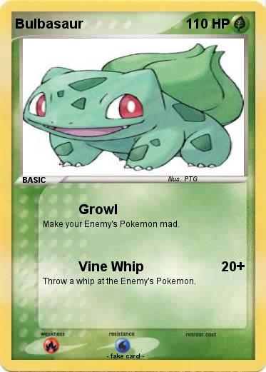 Pokemon Bulbasaur