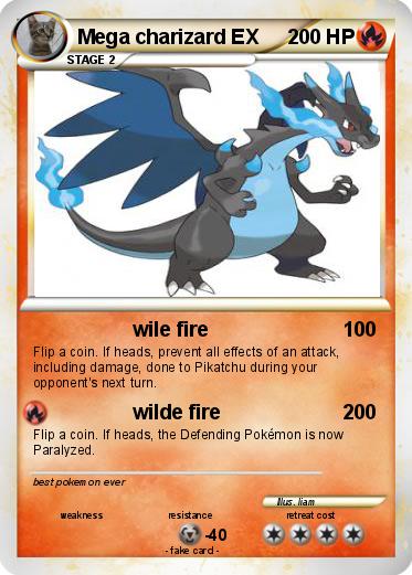 Pokemon Mega charizard EX