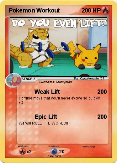 Pokemon Pokemon Workout