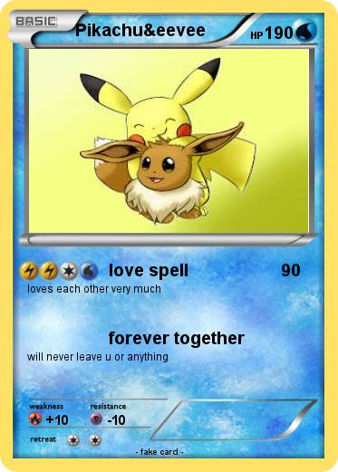 Pokemon Pikachu&eevee