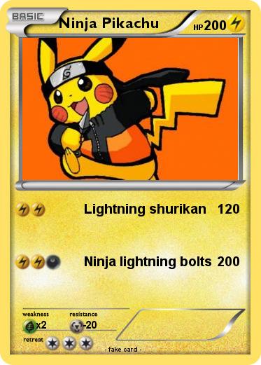 Pokemon Ninja Pikachu
