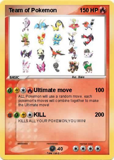 Pokemon Team of Pokemon