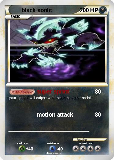 Pokemon black sonic