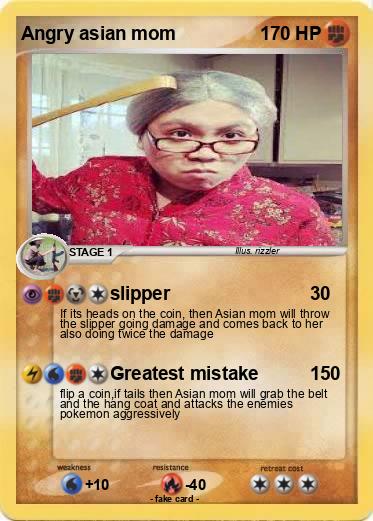 Pokemon Angry asian mom