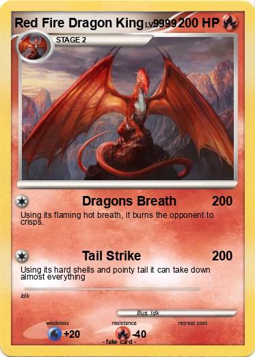Pokemon Red Fire Dragon King