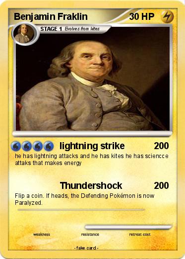 Pokemon Benjamin Fraklin