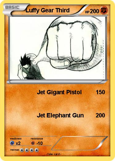 Pokemon Luffy Gear Third