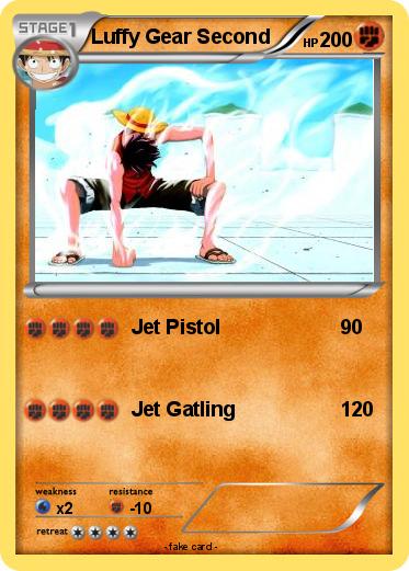 Pokemon Luffy Gear Second
