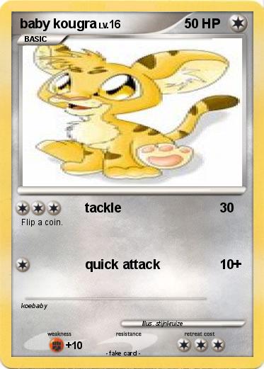 Pokemon baby kougra