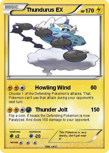 Pokemon Thundurus EX