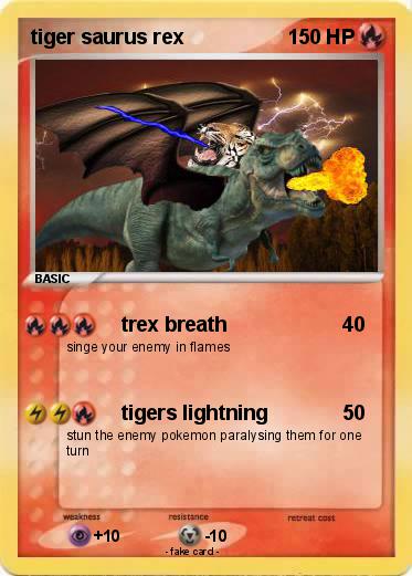 Pokemon tiger saurus rex