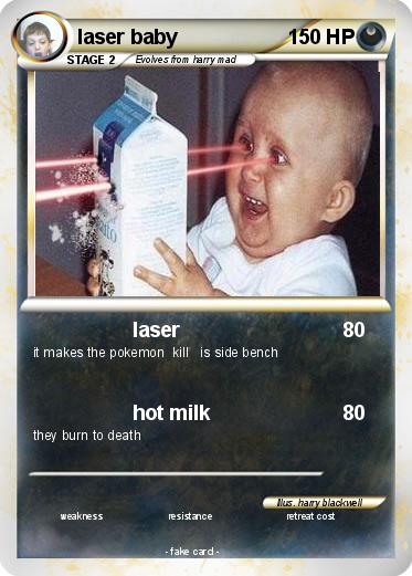 Pokemon laser baby