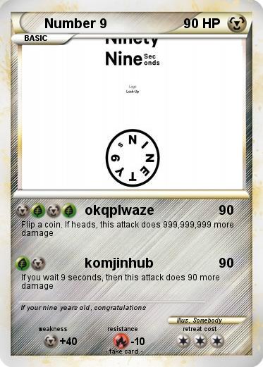 Pokemon Number 9
