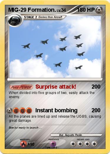 Pokemon MIG-29 Formation.
