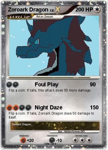Pokemon Zoroark Dragon