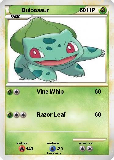 Pokemon Bulbasaur