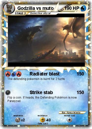 Pokemon Godzilla vs muto