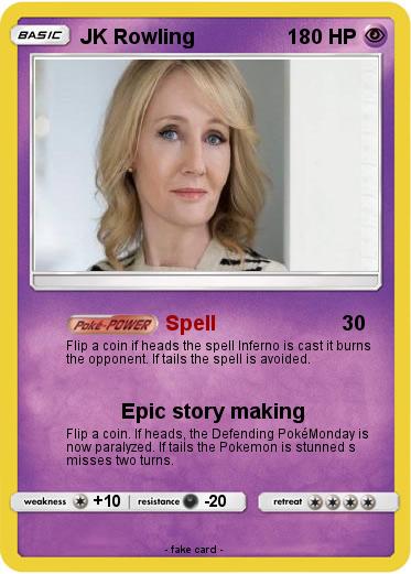 Pokemon JK Rowling
