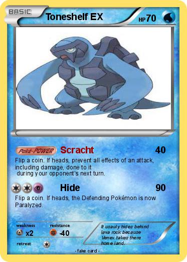 Pokemon Toneshelf EX