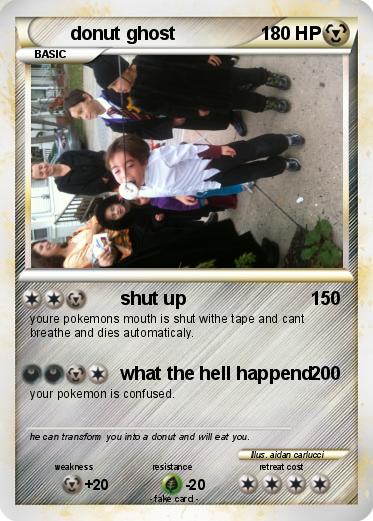 Pokemon donut ghost