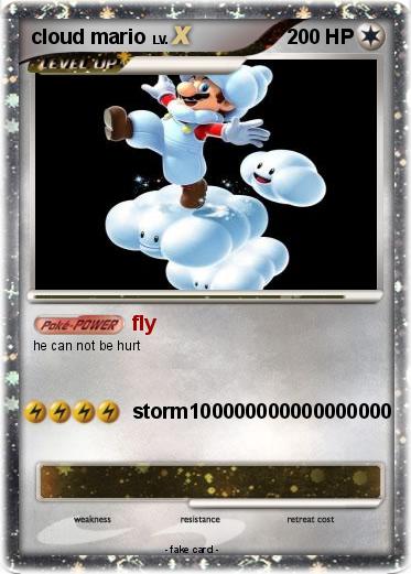Pokemon cloud mario