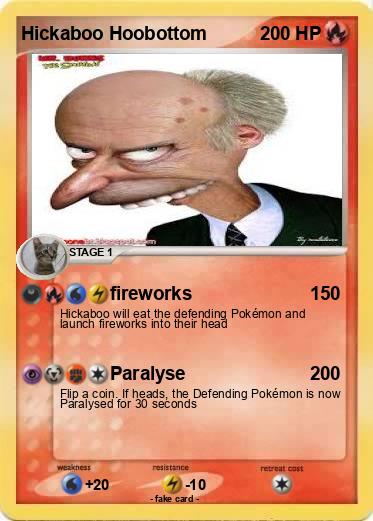 Pokemon Hickaboo Hoobottom