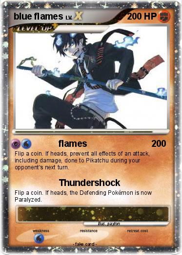 Pokemon blue flames