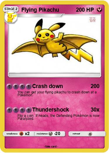 Pokemon Flying Pikachu
