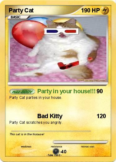 Pokemon Party Cat