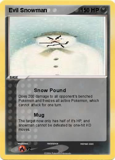 Pokemon Evil Snowman