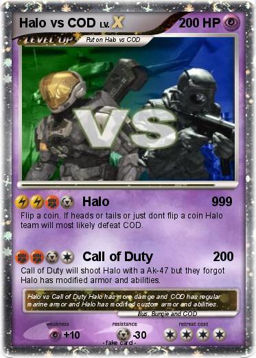 Pokemon Halo vs COD