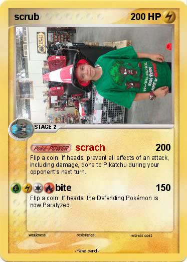 Pokemon scrub
