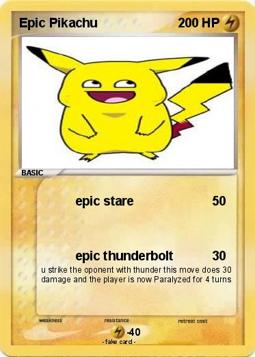 Pokemon Epic Pikachu