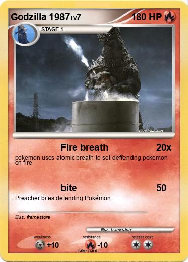Pokemon Godzilla 1987