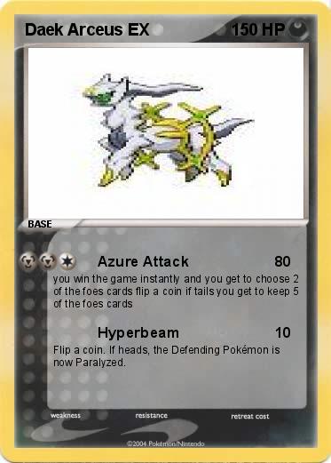 Pokemon Daek Arceus EX