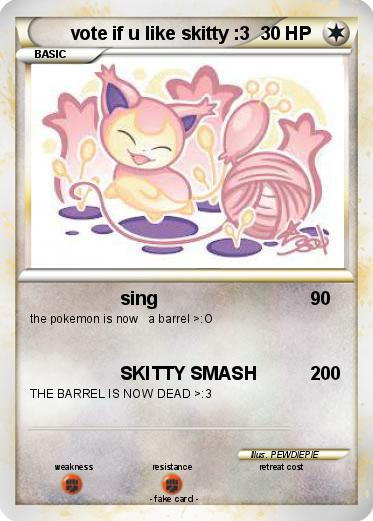 Pokemon vote if u like skitty :3