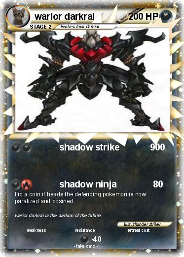 Pokemon warior darkrai