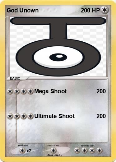 Pokemon God Unown