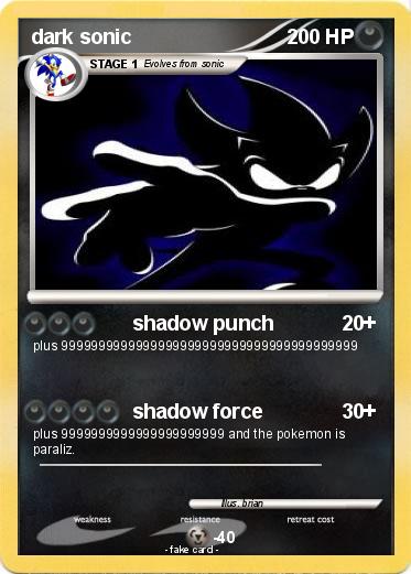 Pokemon dark sonic