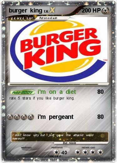 Pokemon burger  king