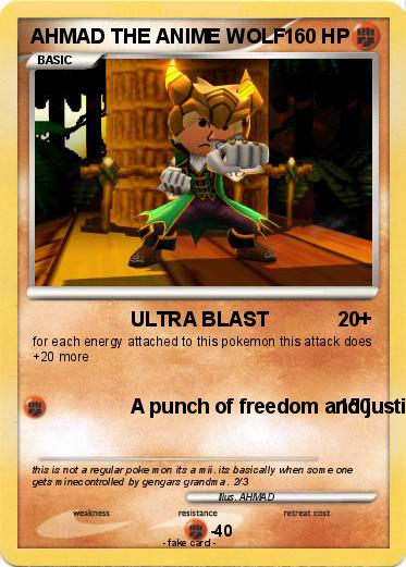 Pokemon AHMAD THE ANIME WOLF