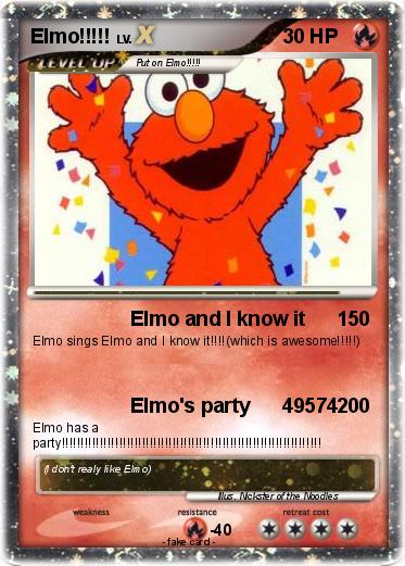 Pokemon Elmo!!!!!