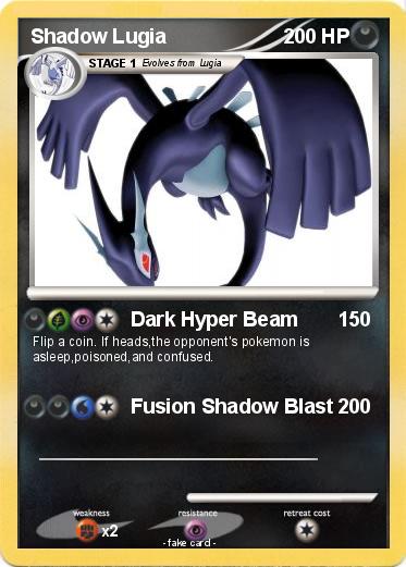 Pokemon Shadow Lugia