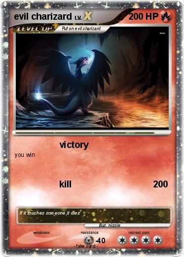 Pokemon evil charizard