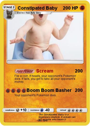 Pokemon Constipated Baby